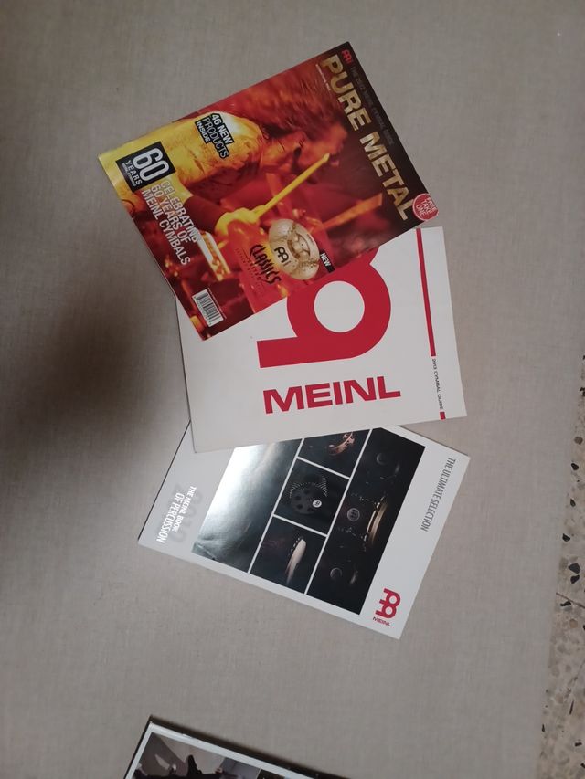 Catálogos MEINL percusión 2012 y 2013