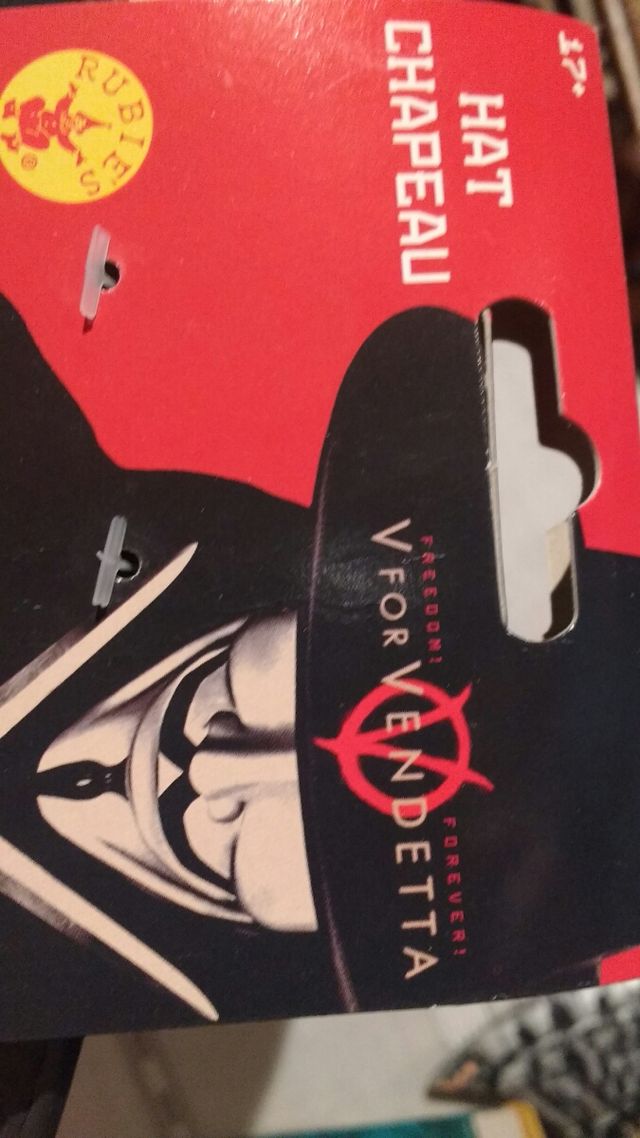 Mascara disfraz oficial V de Vendetta Anonymouse