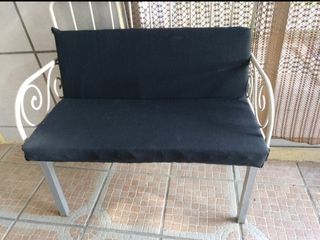 Banco hierro forjado jardín