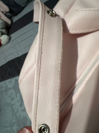 Bolsa de coche de bebé polipiel rosa palo
