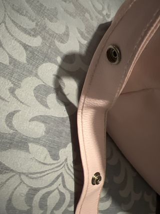 Bolsa de coche de bebé polipiel rosa palo