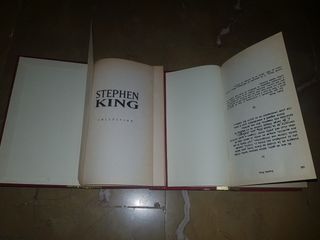 LIBROS  /  MISERY - ERROR DE IMPRESION  \ 2 LIBROS