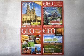 Revistas GEO varios números 1998-2003 y estuches