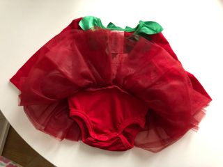 Disfraz Fresa Bebé H&M 62/68 cm,2-4m. SIN ESTRENAR