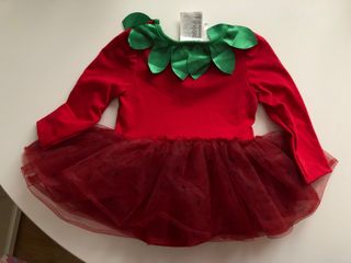 Disfraz Fresa Bebé H&M 62/68 cm,2-4m. SIN ESTRENAR