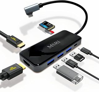 Hub USB C 8 en 1, 2 HDMI 4K SIN ESTRENAR 