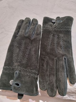 guantes de piel