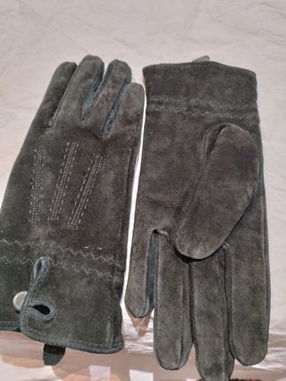 guantes de piel