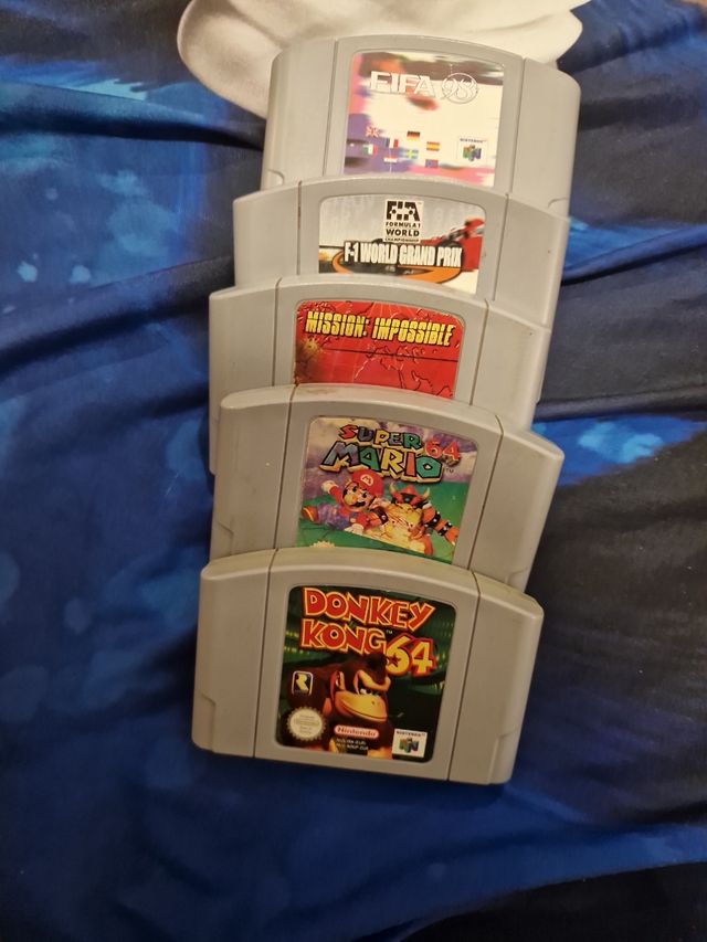 Nintendo 64 + expansión Par + 5 juegos k