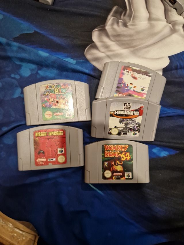 Nintendo 64 + expansión Par + 5 juegos k