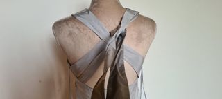 abiti argentato tg M