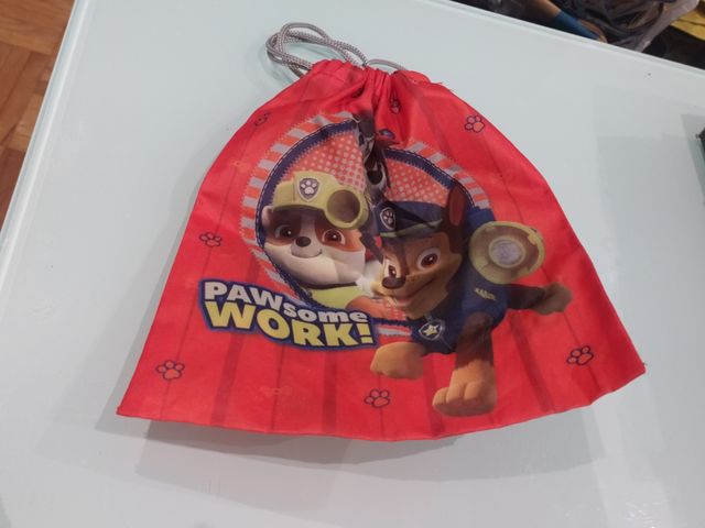 Borsa porta snack Paw Patrol. Senza estere