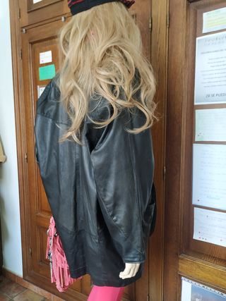 Chaqueta de cuero Vintage año 84. Talla XL