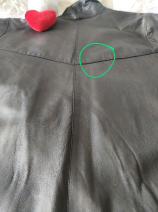 Chaqueta de cuero Vintage año 84. Talla XL