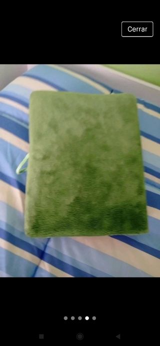 Libro de fotos verde peluche