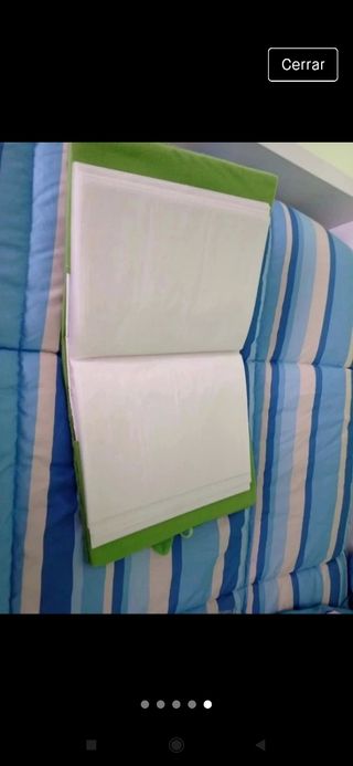 Libro de fotos verde peluche