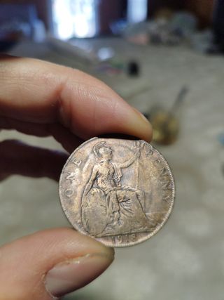 Monedas One Penny antiguas