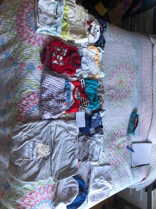 Lote ropa bebé invierno 3 meses a 9 meses