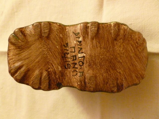 Scarponcino decorativo in ceramica