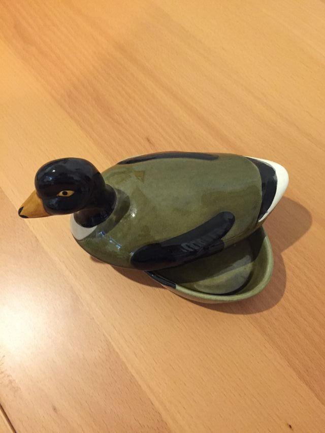Anatra in ceramica per paté