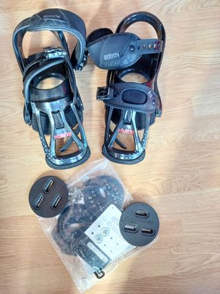 tabla y fijaciones Burton