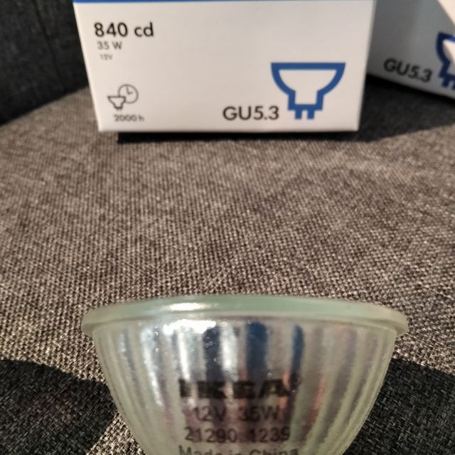 NUOVE 14 lampadine alogene Ikea 2900Kelvin GU5.3