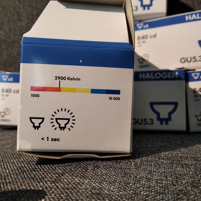 NUOVE 14 lampadine alogene Ikea 2900Kelvin GU5.3