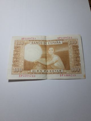 Billete 100 pesetas