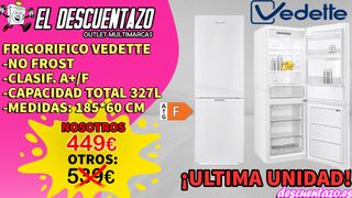 FRIGORIFICO VEDETTE NO FROST BLANCO
