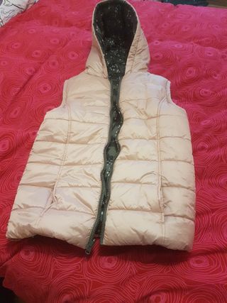 chaleco niña 13-14 años reversible nuevo