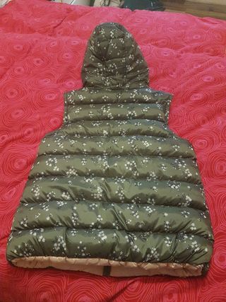 chaleco niña 13-14 años reversible nuevo