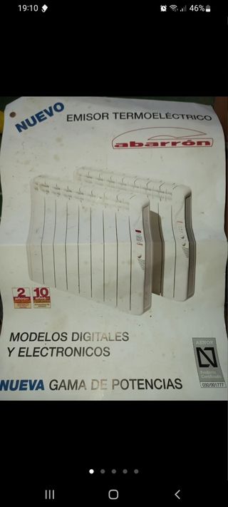 radiadores digitales electricos gabarron