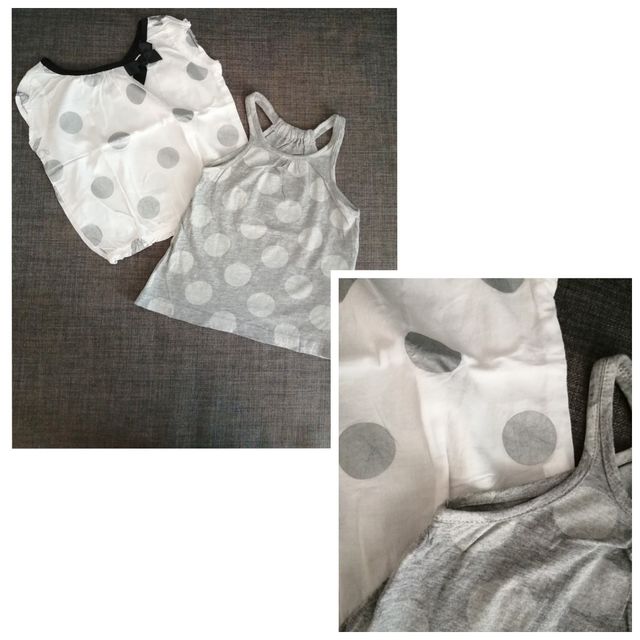 Lote camisetas / túnica Bebe Niña 18-24 meses
