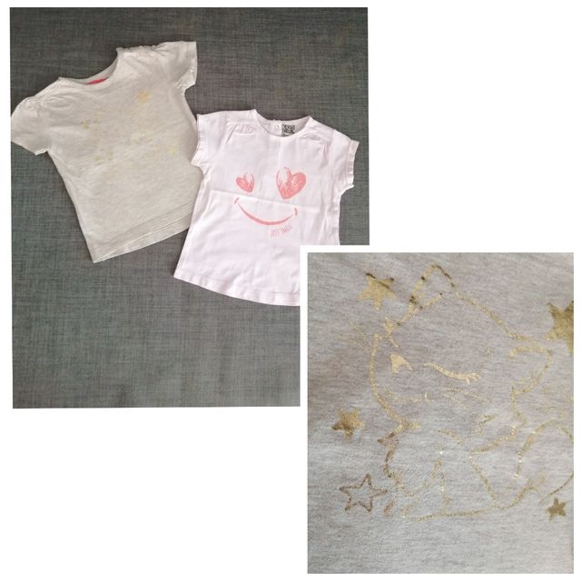 Lote camisetas / túnica Bebe Niña 18-24 meses