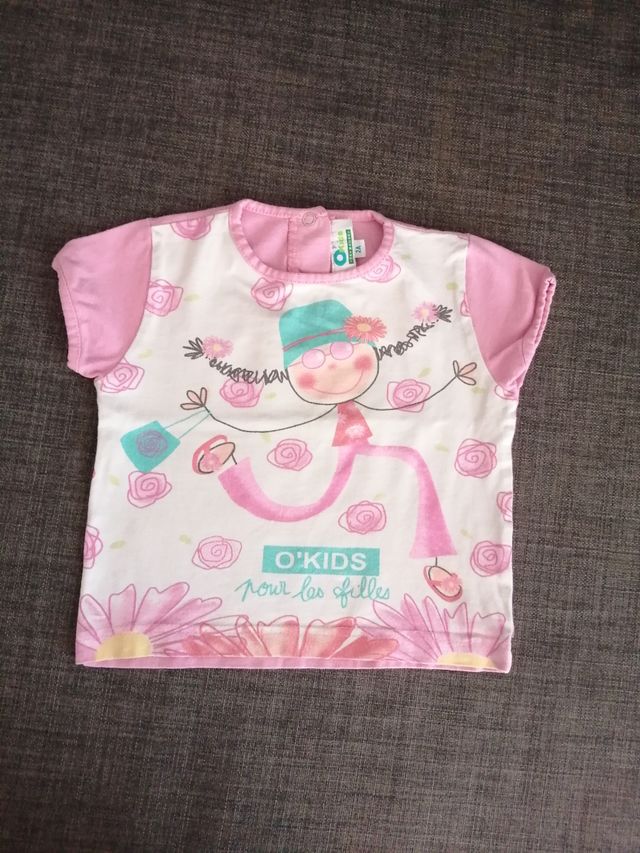 Lote camisetas / túnica Bebe Niña 18-24 meses
