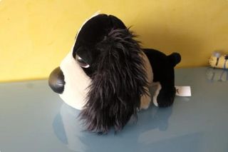 5 peluches. 3 perros,  reno y mono (2ª foto)