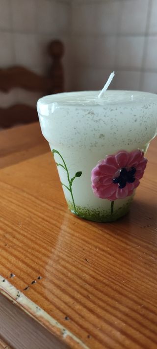 tre candele decorative