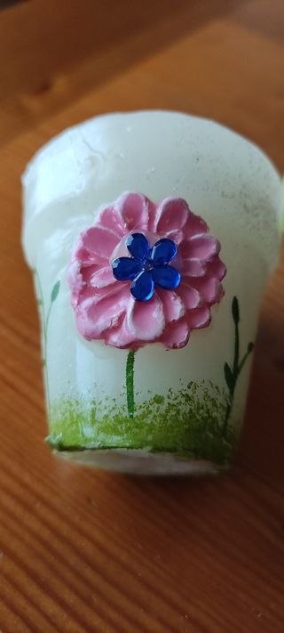 tre candele decorative