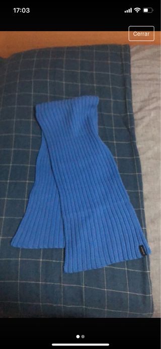 Bufanda azul