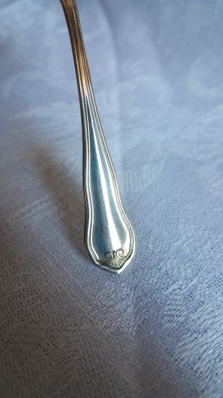 12 cucchiaini antichi in argento 800 pesante