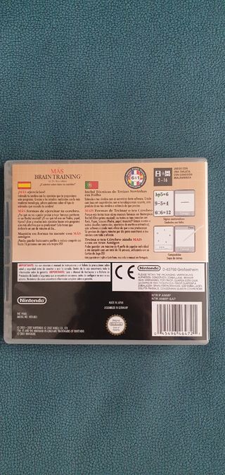 Más Brain Training Nintendo DS lite