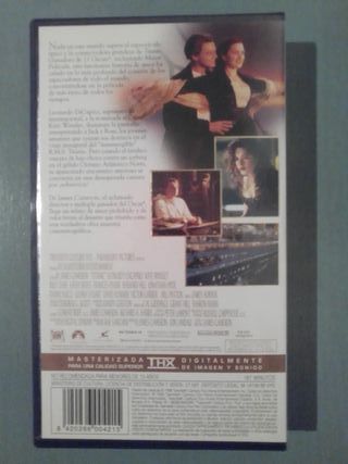 CINTA VHS PELICULA TITANIC
