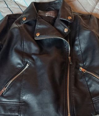 cazadora polipiel talla 38