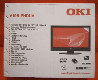 TELEVISOR OKI V19B-PHDUV 19