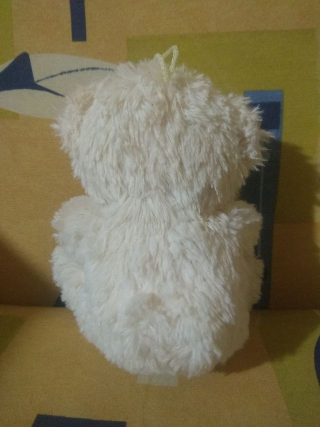 osito corazón con lentejuelas