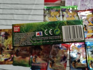 lote caja y sobres dragón ball jcc