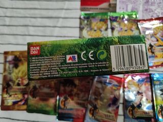 lote caja y sobres dragón ball jcc