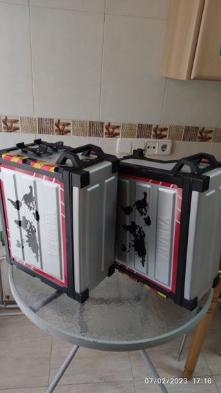 maletas de moto trail...