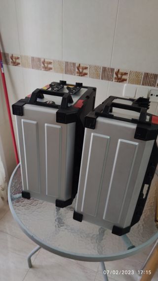 maletas de moto trail...