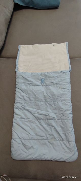 saco capazo Chicco azul celeste